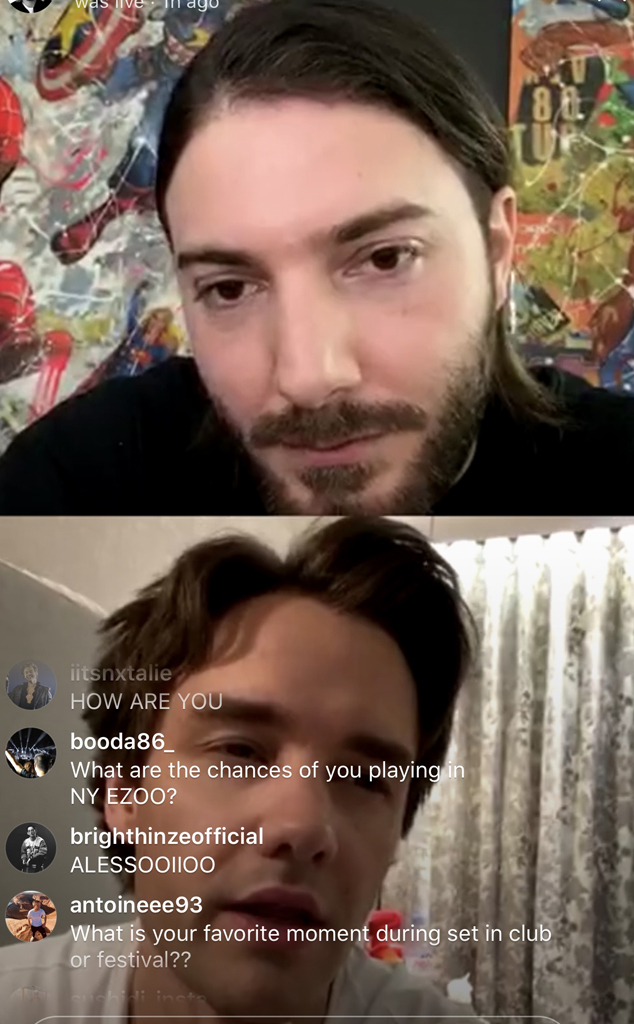 Liam Payne, Alesso, Instagram Liam Payne, Alesso, Instagram